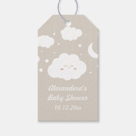 Molntacks Förmån Baby Shower Presentetikett