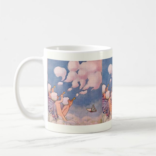 Molntroll som formar moln kaffemugg (Vänster)