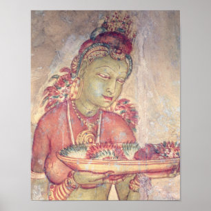 Molnung ogift kvinna, från stenfästningen, poster