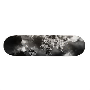 Molnvärldskarta Skateboard Bräda 19,5 Cm