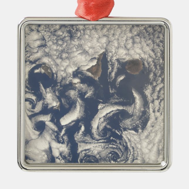 Molnvlar i området kring Kanarieöarna Julgransprydnad Metall (Framsidan)