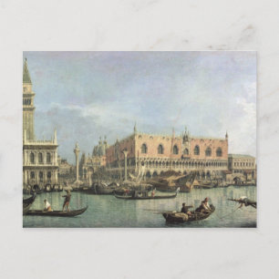 Molo och Piazzetta San Marco, Venedig Vykort