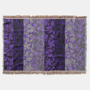 Moloaa Bay Hawaiian Hibiscus Stripe Blankets Mysfilt