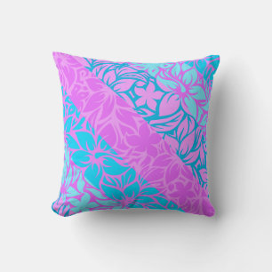 Moloaa Bay Hawaiian Hibiscus Stripe Pillows Kudde