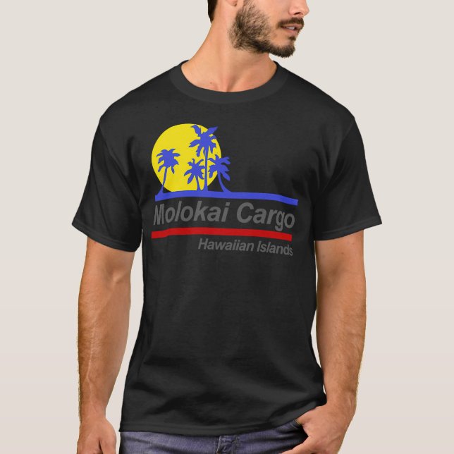 Molokai Cargo - Biljett till Hawaii T Shirt (Framsida)