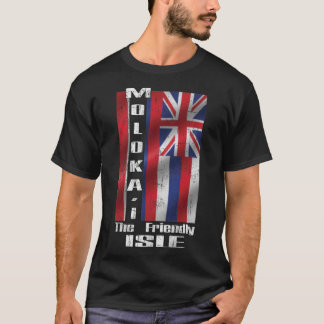 MOLOKAI-konstruktionen på den vänliga Isle - hawai T Shirt