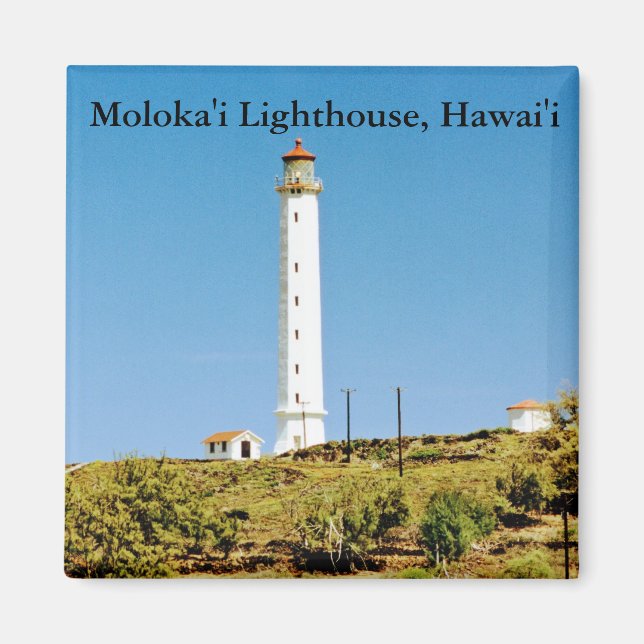 Moloka'i Lighthouse, Hawai'i Magnet (Framsidan)