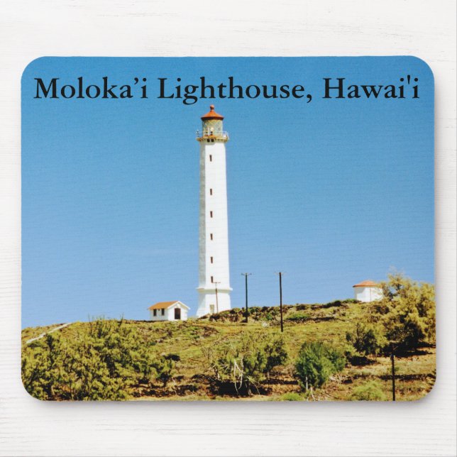 Moloka'i Lighthouse, Hawai'i Mousepad Musmatta (Framsidan)