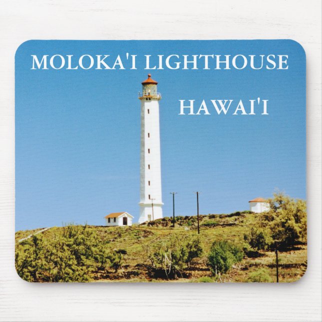 Moloka'i Lighthouse, Hawai'i Mousepad Musmatta (Framsidan)