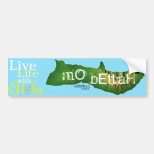 Moloka'i Mo Bettah, levande liv med Aloha Bildekal