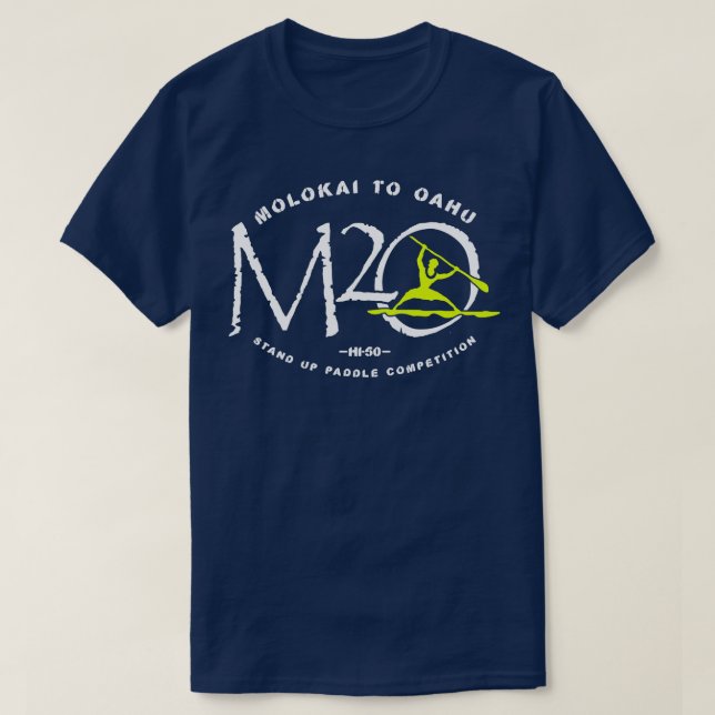Molokai till Oahu M2O SUP:s tävling T Shirt (Design framsida)