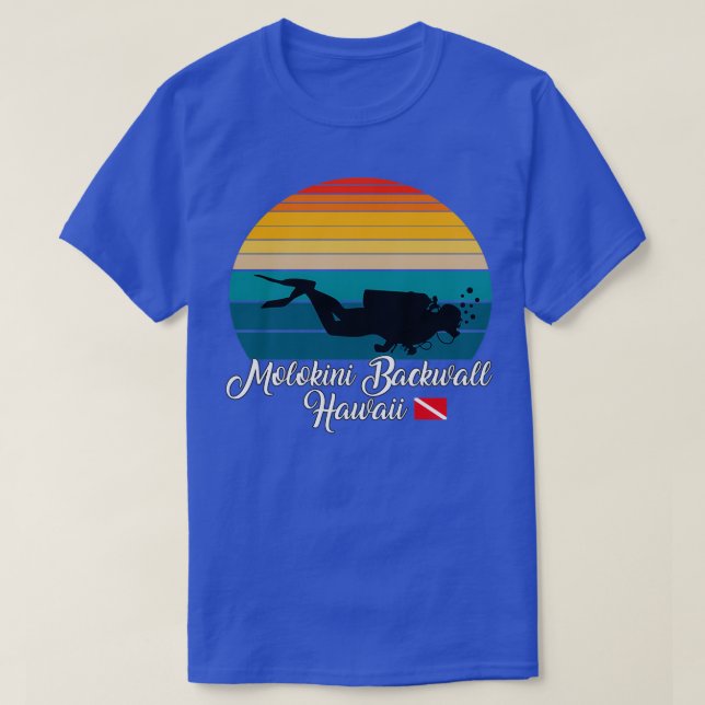 Molokini Backwall Hawaii Diving T Shirt (Design framsida)