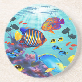Molokini Cove Hawaiian Tropical Fish Underlägg