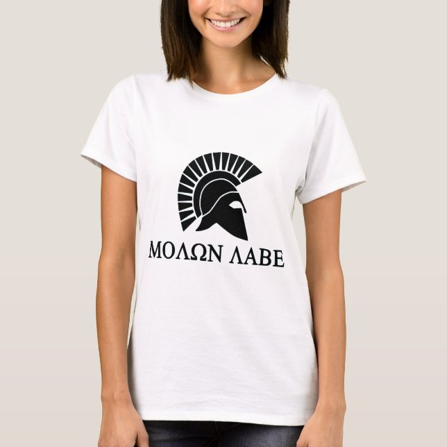 molon_labe__B Tee Shirt (Framsida)