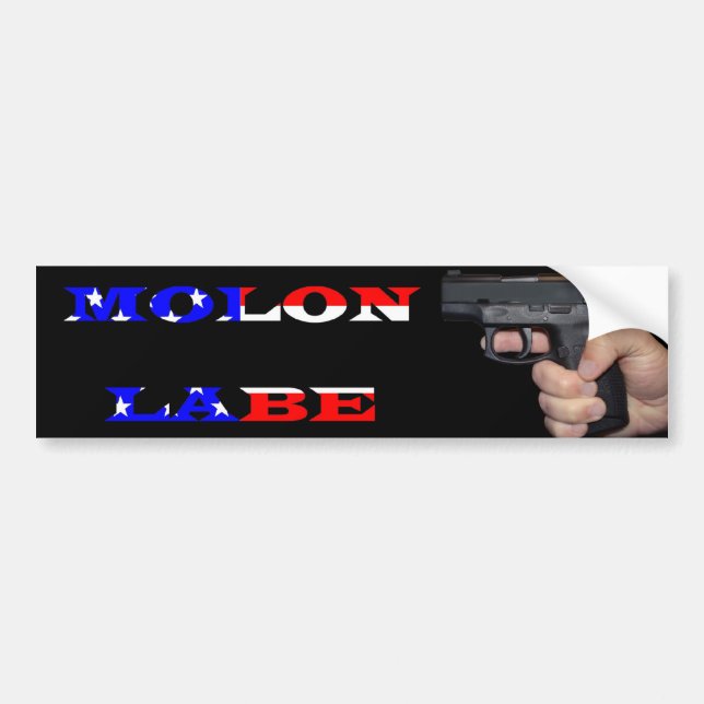 Molon Labe bildekal (Framsidan)