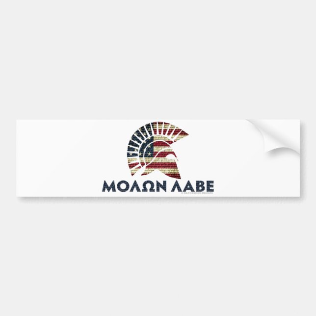 Molon Labe! Bildekal (Framsidan)