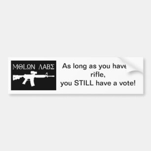 Molon Labe Bildekal