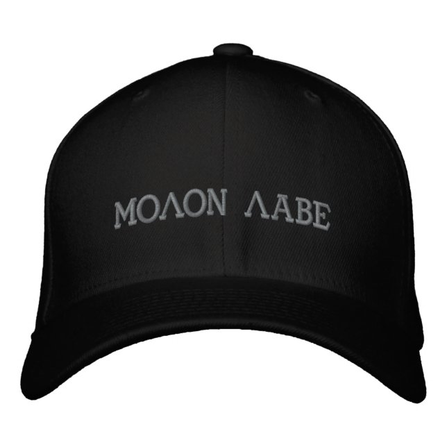 Molon Labe Broderad Keps (Framsida)