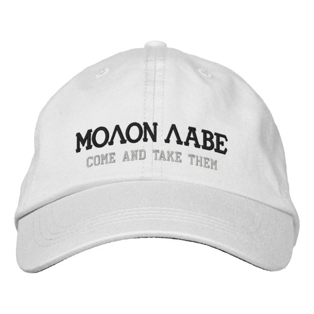 MOLON LABE BRODERAD KEPS (Framsida)