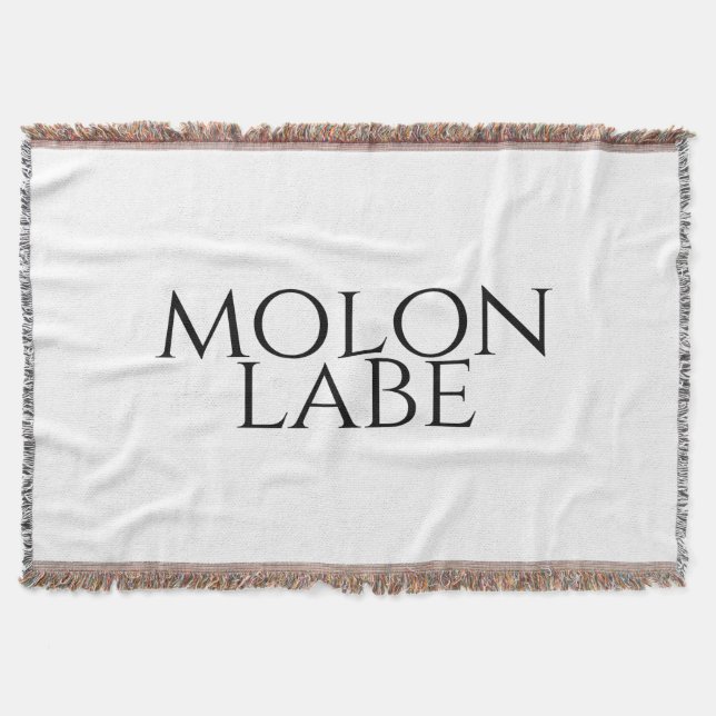 Molon Labe Filt (Framsidan)