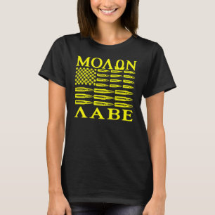 Molon Labe Flagga ©WhiteTigerLLC.com T Shirt