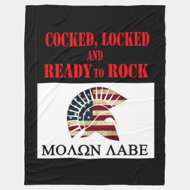 MOLON LABE FLEECE BLANKET (Framsidan)