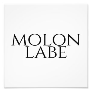 Molon Labe Fototryck