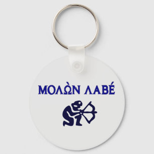 Molon Labe i den 2nd rättelsen för grek Nyckelring