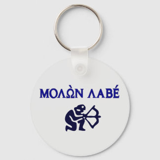 Molon Labe in Greece 2nd Amendment Nyckelring