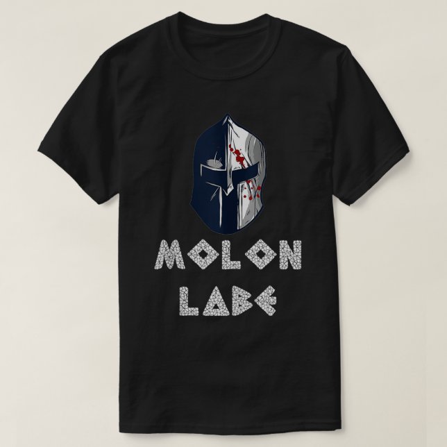Molon Labe Inspired #molonlabe Related Molonlabe D T Shirt (Design framsida)