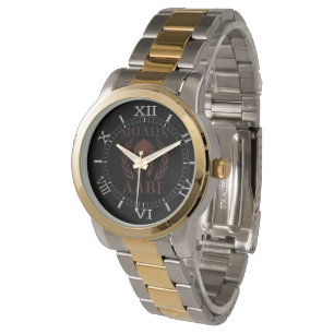Molon Labe Järn Warrior Laurels Dial Armbandsur