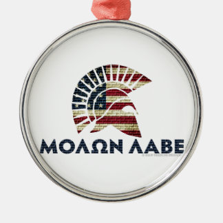 Molon Labe! Julgransprydnad Metall