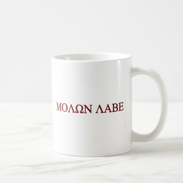 Molon Labe Kaffemugg (Höger)