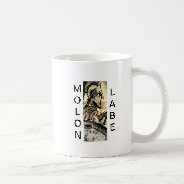 Molon Labe Kaffemugg (Höger)