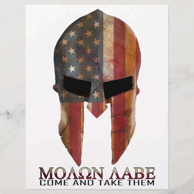 Molon Labe - Kom och take Them USA Spartan (Framsida)