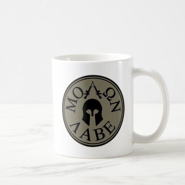 Molon Labe, kom och tar dem Kaffemugg (Höger)