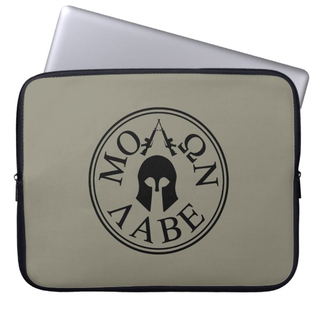 Molon Labe, kom och tar dem Laptop Sleeve (Framsidan)