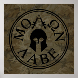 Molon Labe, kom och tar dem Poster