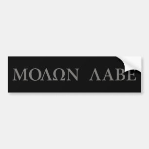 Molon Labe (komen och får den), Bildekal