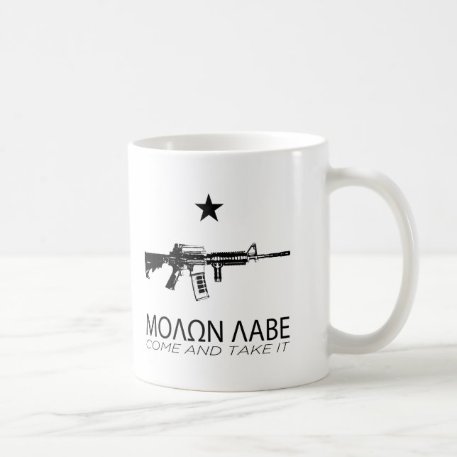 Molon Labe - komm ta den Kaffemugg (Höger)