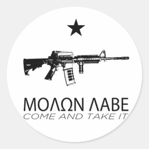 Molon Labe - komm ta den Runt Klistermärke