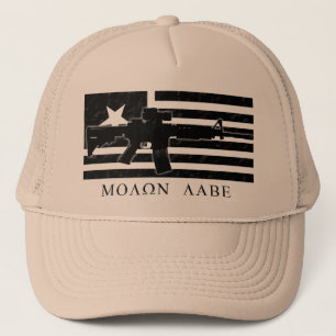 Molon Labe M4 flaggahatt Keps