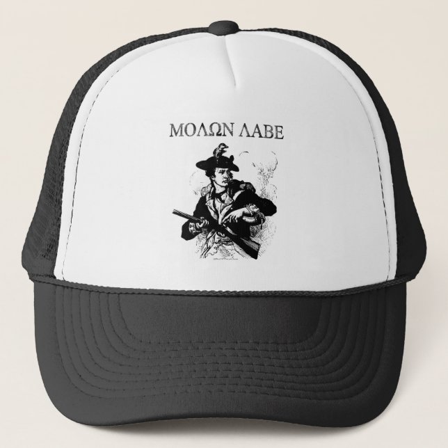 Molon Labe Minuteman Truckerkeps (Framsida)