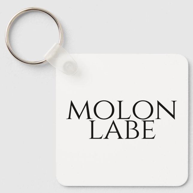 Molon Labe Nyckelring (Framsida)