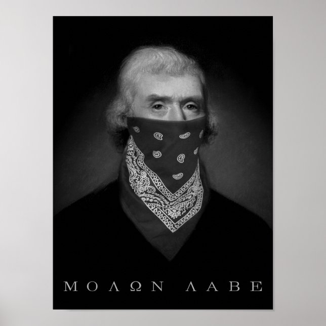 "Molon Labe" Poster (Framsidan)