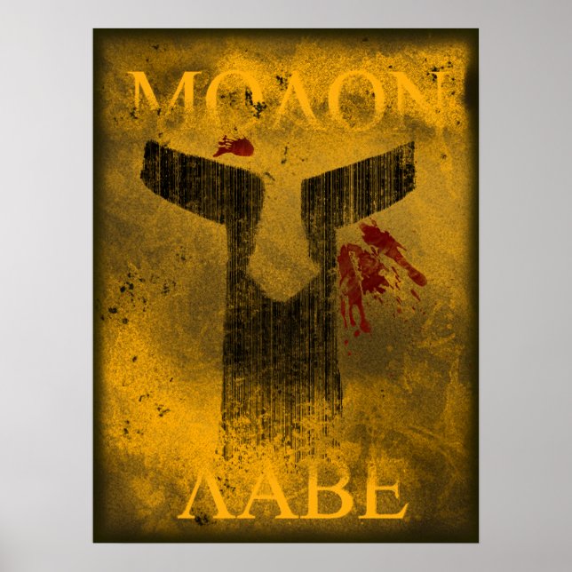 Molon Labe Poster (Framsidan)