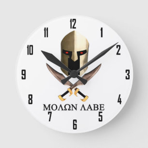 MOLON LABE RUND KLOCKA