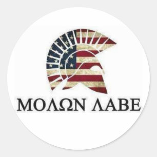 MOLON LABE RUNT KLISTERMÄRKE