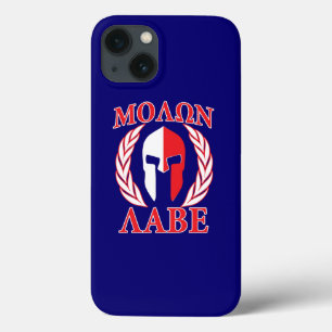 Molon Labe Spartan Mask Laurels Navy Blue