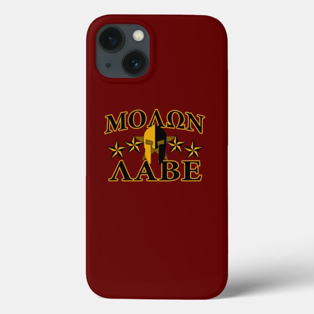 Molon Labe Spartan Warrior 5 stjärnor Burgundy (Baksida)